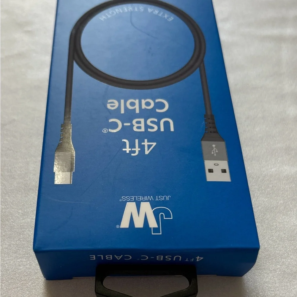 New 4 footISB-C Cable for Androids Just Wireless Lifetime Warranty NIB